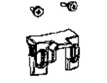 Zeige Details für BRACKET W.SCREWS F.CORD Bild von BRACKET W.SCREWS F.CORD
